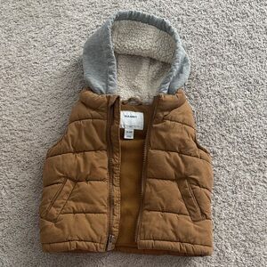 Old Navy Brown and Gray Kids Vest